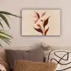 Bloemen - Blaadjes - Minimalistisch - Roze canvas 2cm klein -sfeer1