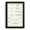 Wit - Koffie - Vintage - Decoratie fotolijst zwart zonder passe partout klein -3d