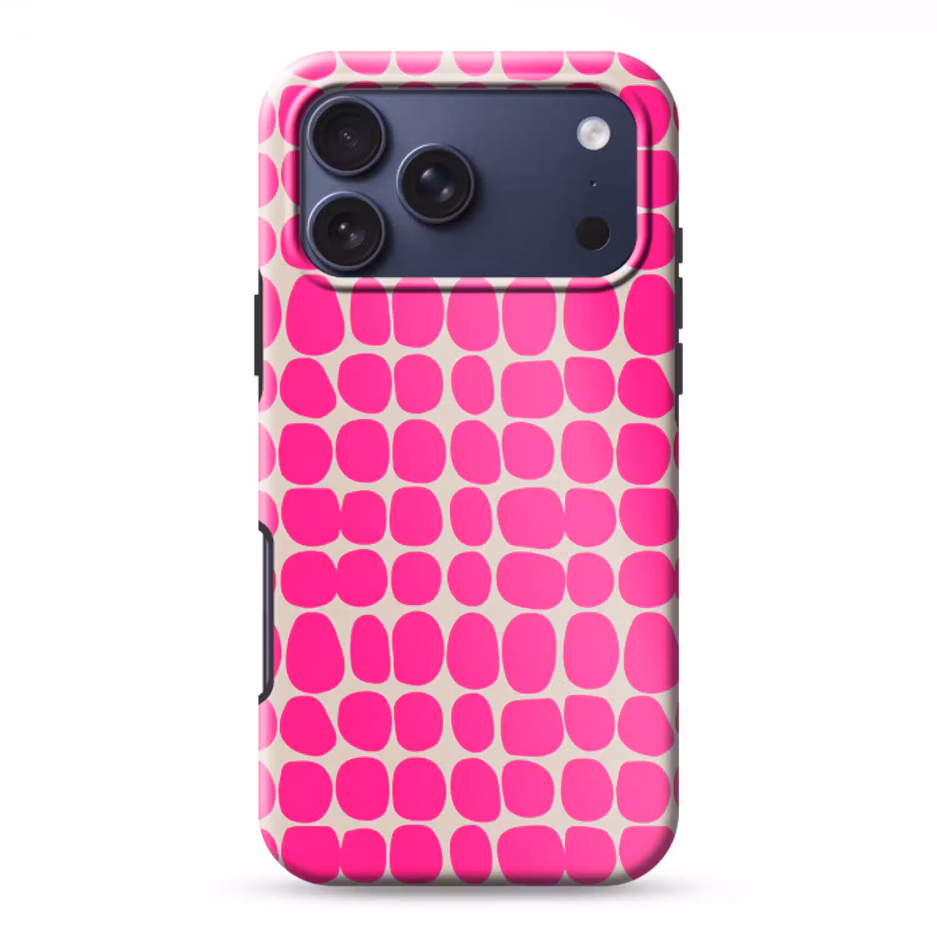 Stippen - Patroon - Roze Toughcase MagSafe Apple iPhone 17 Pro Max klein 1019 -3d