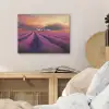 Lavendelveld - Quote - Zonsondergang PET vilt klein -sfeer3