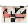 Roze - Abstract - Aesthetic - Modern - Vormen Wandkleed katoen klein -zz3d