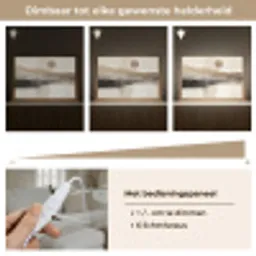 Minimalistisch - Landschap - Dimensie Light Box met kabel (Tafellamp) klein -USP_dimbaarNL