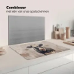 Koe - Portret - Dieren - Modern Inductie beschermer vinyl 3mm klein -wsfeer7_website