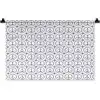 Anker - Haven - Blauw - Wit Wandkleed katoen klein 269 -zz3d