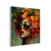 Vrouw - Sinaasappel - Bessen - Oranje aluminium wit klein -3d