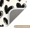 Hartjes - Patroon - Zwart WCmat klein 1009 -USP_AntislipNL