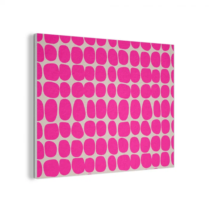 Stippen - Patroon - Roze PET vilt klein 837 -3d