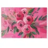 Bloemen - Verf - Roze Deurmat klein -zkaufland3d