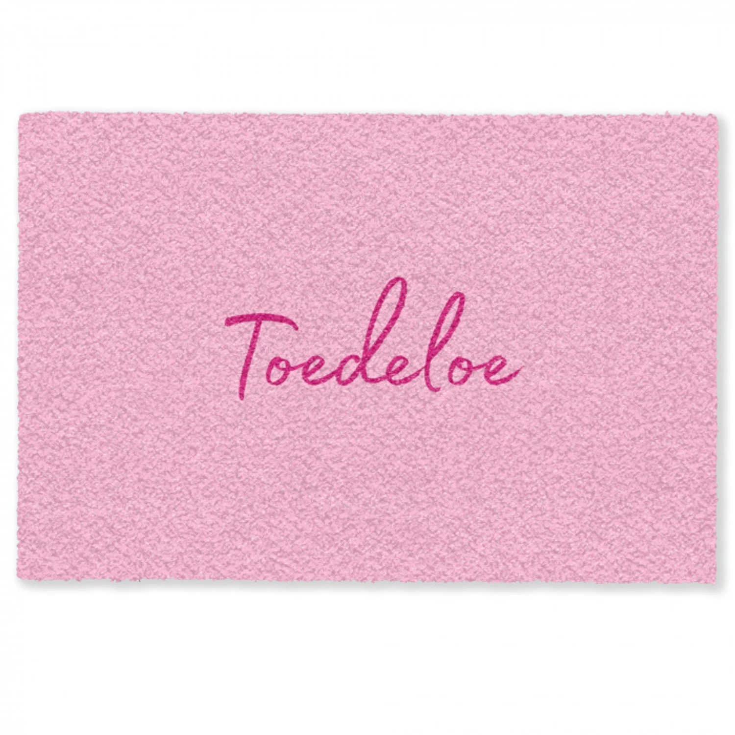 Toedeloe - Roze - Minimalistisch Deurmat klein -zkaufland3d