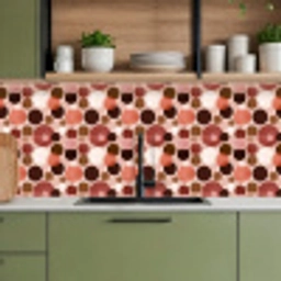 Cirkels - Modern - Kleurrijk keuken achterwand 2 middel 871 -sfeer3