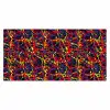 Waterverf - Rood - Geel Muismat XXL klein 681 -3d_leeg