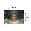 Dennensprookje - Rendier - Nacht Placemat vinyl groot -specs