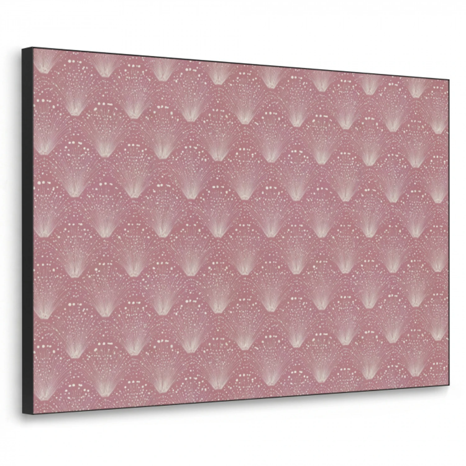 Trendy - Patroon - Roze Textielframe zwart klein 947 -3d