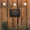 Hout - Grillige nerven tuinposter los doek klein -sfeer1