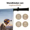 Luchtballonnen - Rotsen - Zonsopgang Wandkleed katoen klein -sfeer2