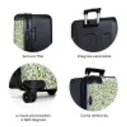 Botanisch - Takken - Groen NBS - Large koffer - Volwassenen Unisex groot -zzzzzzzbolletjes_FR