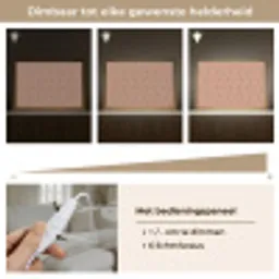 Zalmroze - Patroon - Geometrisch Light Box met kabel (Tafellamp) klein 924 -USP_dimbaarNL