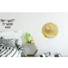 Citroen - Taart - Eten - Geel Wandcirkel aluminium klein -kinderkamer