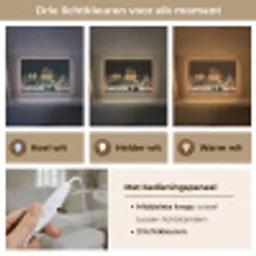 Stilleven met kazen - Kunstwerk - Oude meesters Light Box met kabel (Tafellamp) klein -USP_lichtkleurNL