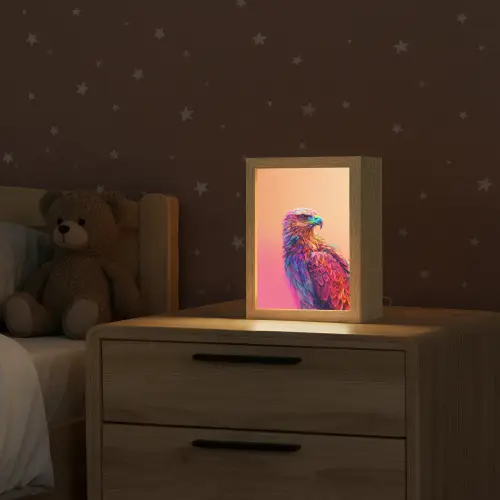 Arend - Vogel - Kleurrijk - Dier Light Box met kabel klein -sfeer1_kind