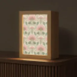 Klassiek - Patroon - Roze Light Box met kabel (Tafellamp) klein 925 -z3d_website
