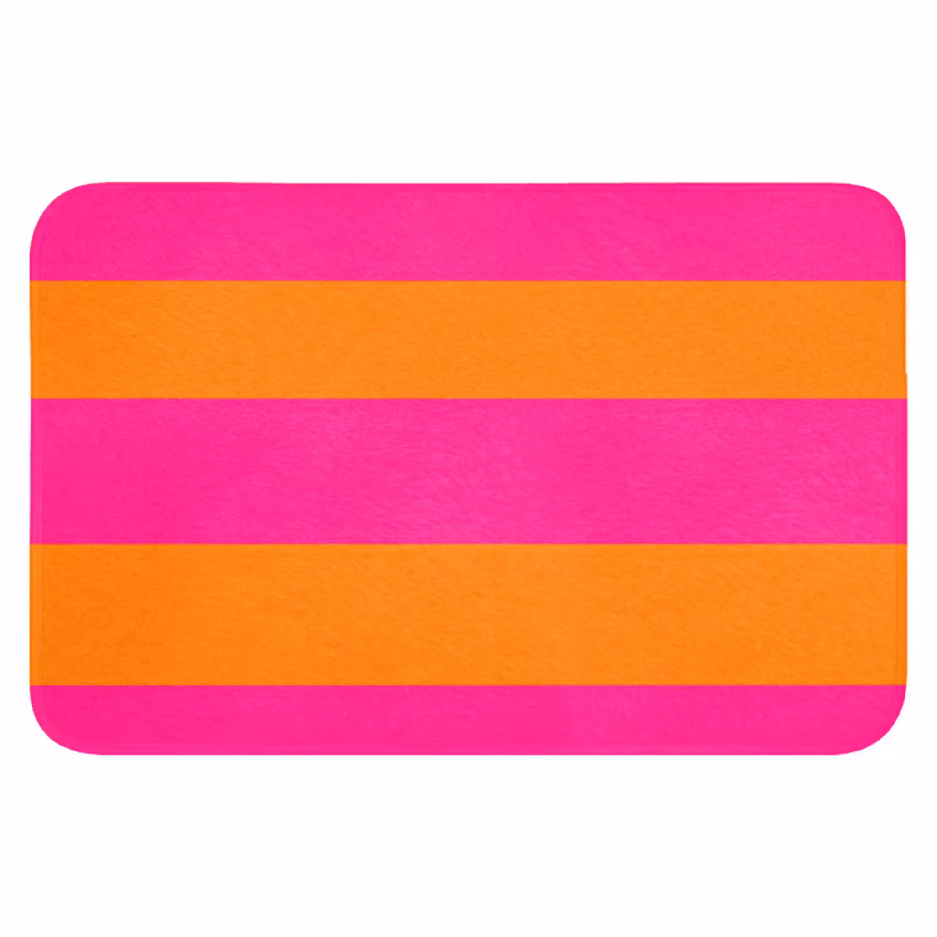 Strepen - Horizontaal - Roze Badmat klein 997 -3d