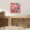 Roze - Bloemen - Wit - Oranje plexiglas 5mm klein -sfeer4