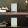 Giraf - Modern - Blauw Light Box met kabel (Tafellamp) klein 925 -sfeer3