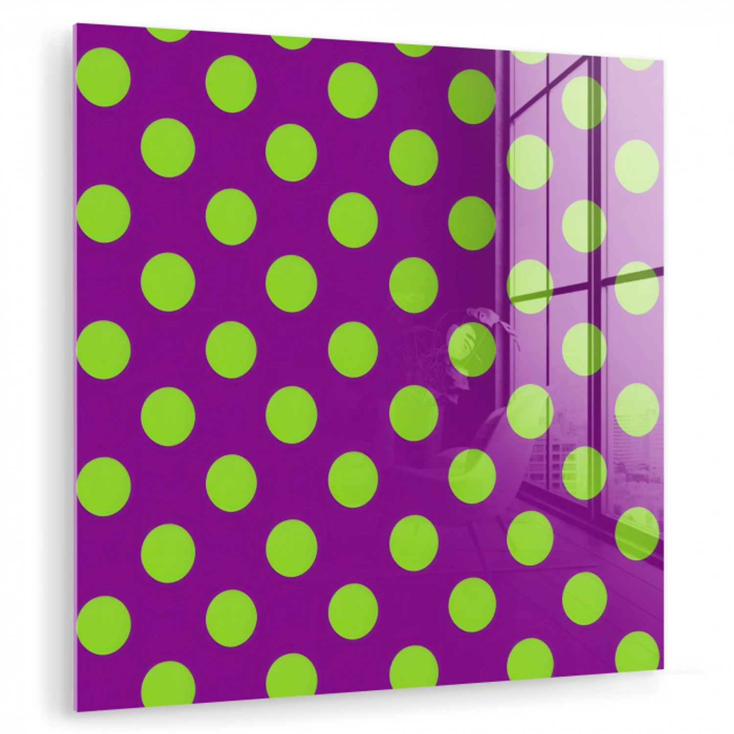 Stippen - Klassiek - Groen plexiglas 5mm klein 11 -zzzproduct_nieuw