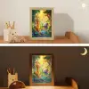 Giraf - Olifant - Bloemen - Jungle Light Box met kabel klein -sfeer3_kind