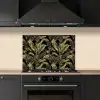 Botanisch - Bladeren - Groen keuken achterwand spatscherm klein 900 -sfeer1