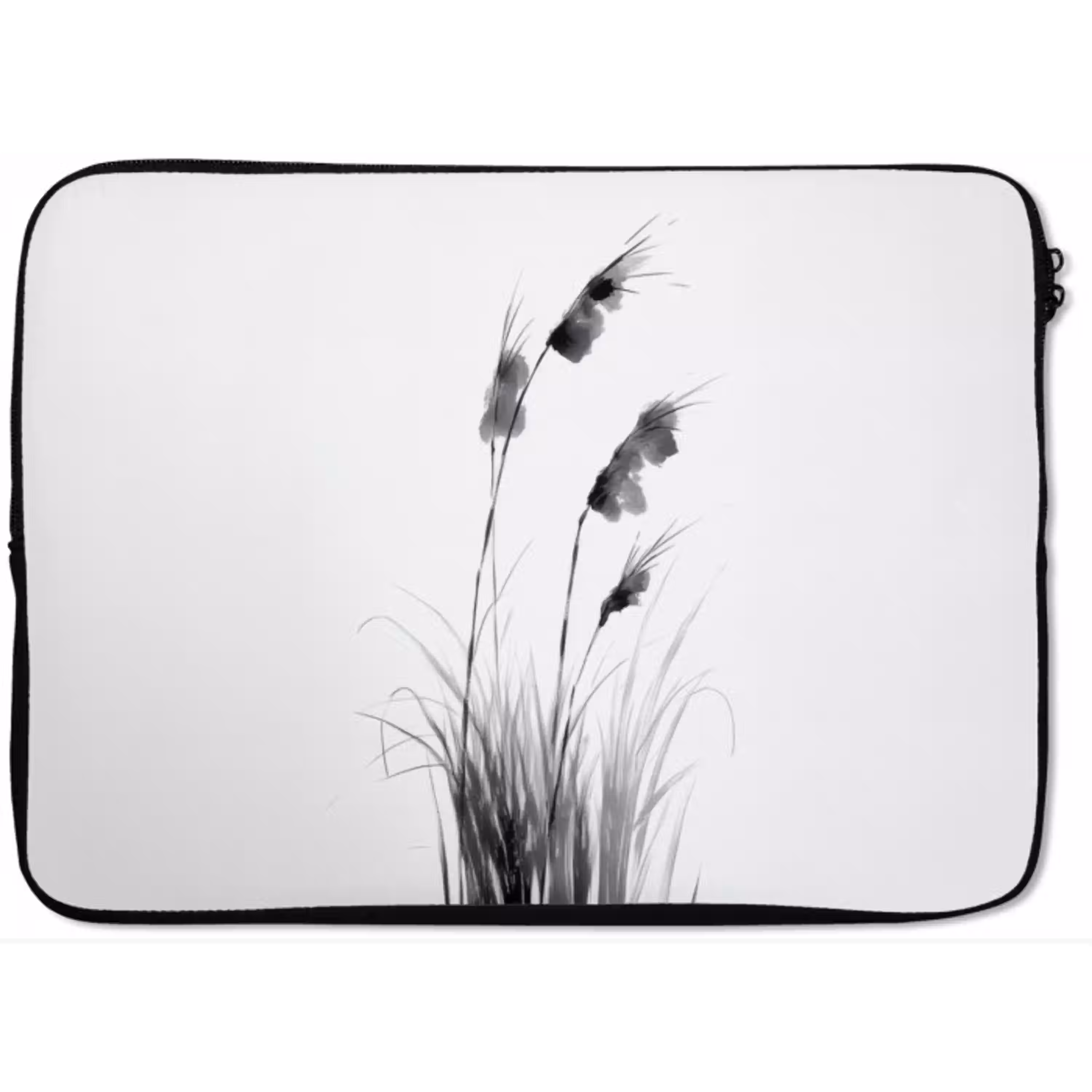 Minimalistisch - Stelen - Wit laptophoes neopreen klein -zkaufland3dotto