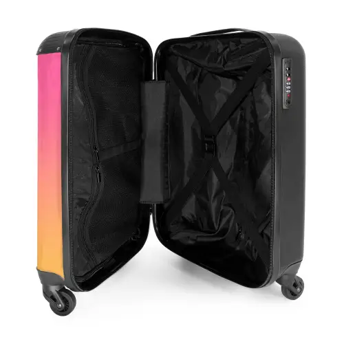 Regenboograkkertje NBS - Handbagage koffer - Kinderen Unisex middel -binnenkant