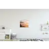 Zonlicht - Mist - Bergen - Bomen textielposter latten blank klein -kinderkamer