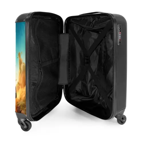 Zandsloper NBS - Handbagage koffer - Kinderen Unisex middel -binnenkant