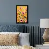 Bloemen - Veld - Geel fotolijst zwart zonder passe partout klein -sfeer3