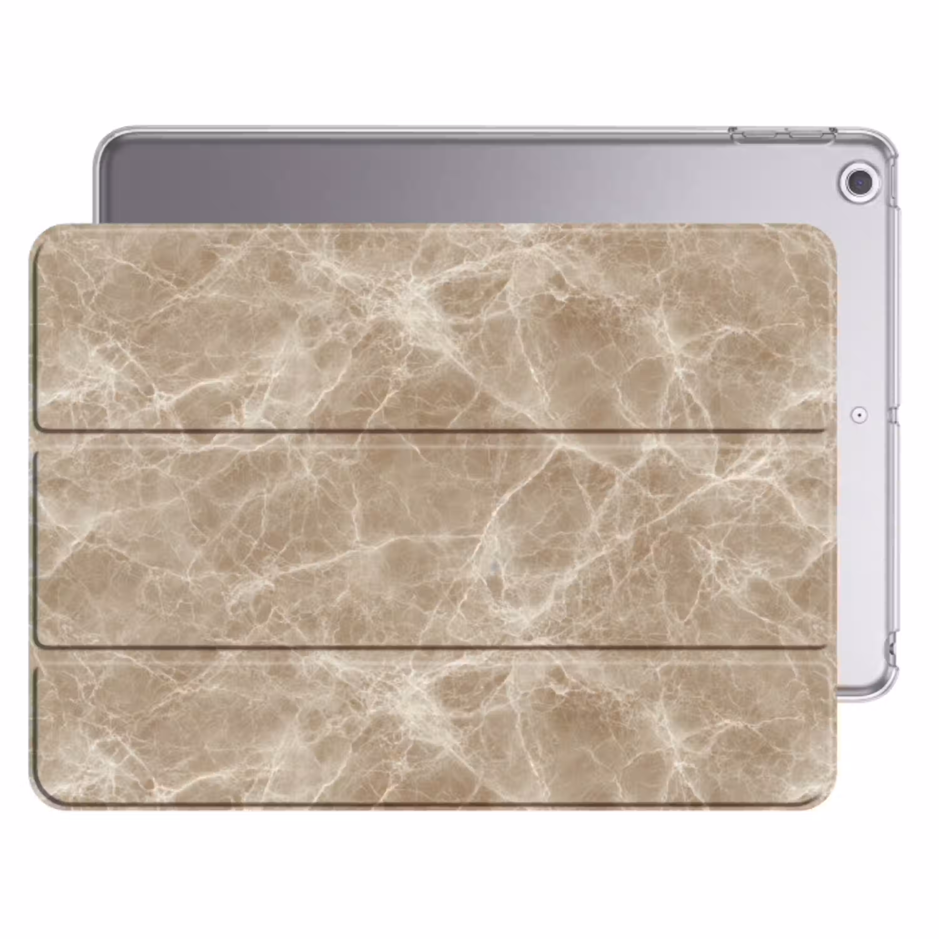 Bruin - Kristaladers - Marmer Apple iPad 2017 middel 1172 -threedimensional_3d_global