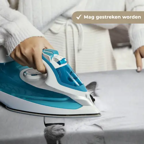Kat - Zonnebril - Wijnglas - Langharig Wandkleed katoen klein -sfeer9