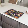 Viooltjes - Paars - Geel - Groen Inductie beschermer vinyl 3mm klein 276 -sfeer8