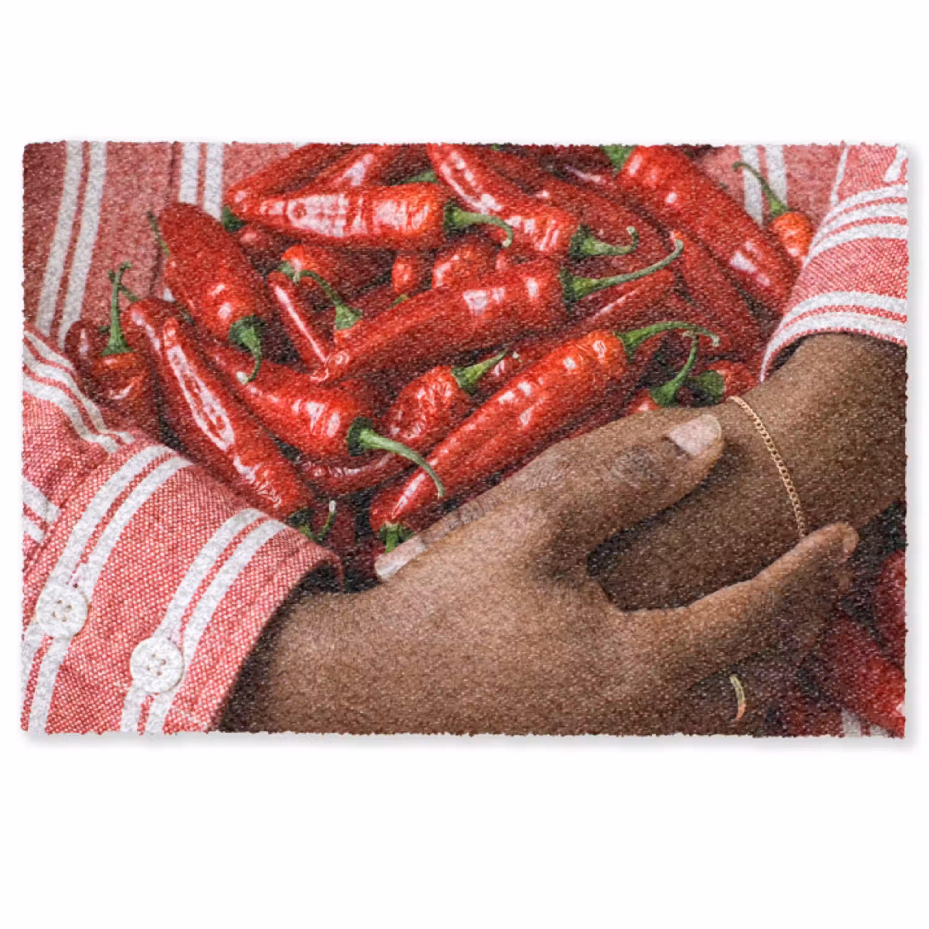 Chilipepers - Rood - Handen Deurmat klein -zkaufland3d