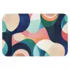 Abstract - Blauw - Roze WCmat klein -3d