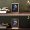 Tentakels - Kwal - Paars - Sprankeling Light Box met kabel (Tafellamp) klein -sfeer3