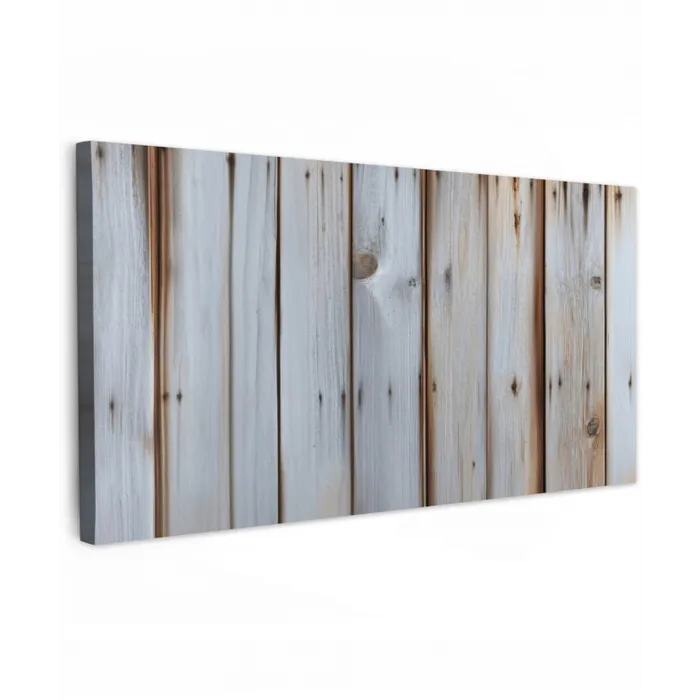 Hout - Planken - Verweerd Tuinposter op houten frame 2 cm dik xxl -3d
