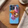 Ballonnen - Goud - Stervorm - Roze Telefoonhoesje iPhone 17 Pro klein -sfeer1