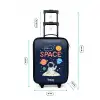 Astronaut - Quote - Planeten - Sterren Kinderkoffer - Zwart klein -productfoto_formaten