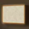 Lichtbeige - Marmer - Diffusie adering Light Box met batterij (Wandlamp) middel 907 -z3d_website