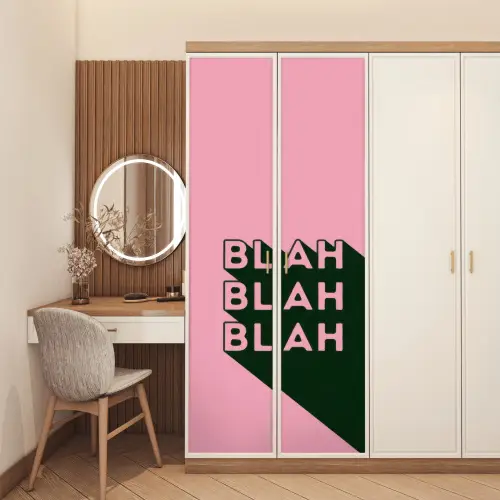 Tekst - Grafisch - Groen - Schaduw deurposter klein -sfeer3