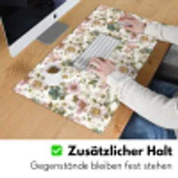 Bloemen - Patroon - Pastel Muismat XXL klein 681 -ysfeer3_duits