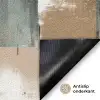 Penseelstreken - Abstract - Aardetinten Deurmat klein -antislip_NL