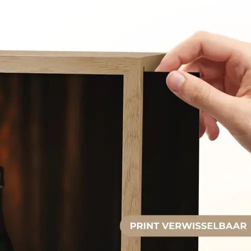 Prosecco - Bubbels - Sfeervol - Drank Light Box met batterij (Wandlamp) middel -USP_websiteprintNL